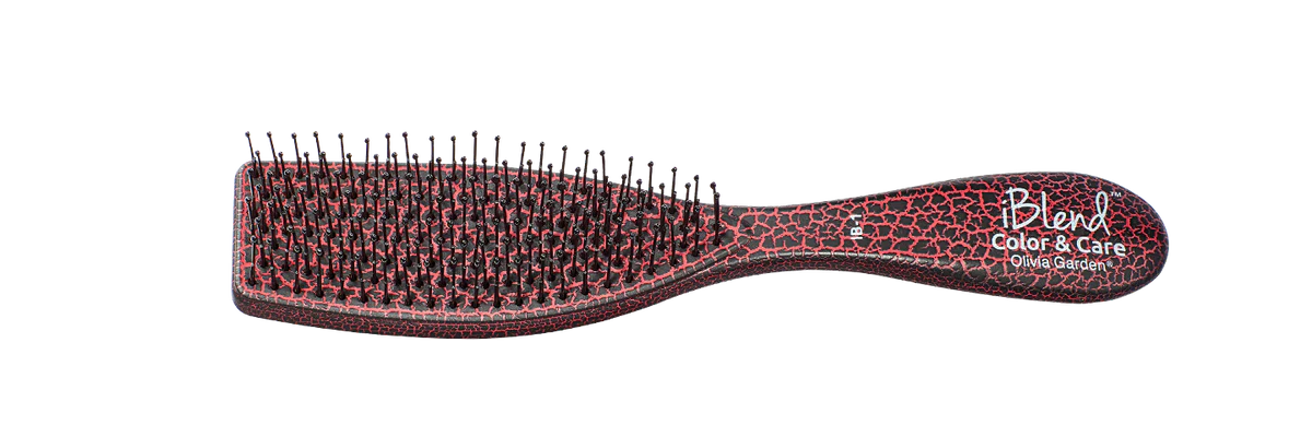 OLIVIA GARDEN iBlend Brush Collection detangling, gentle, distributes Conditioners/ Hair Masks evenly- no pulling