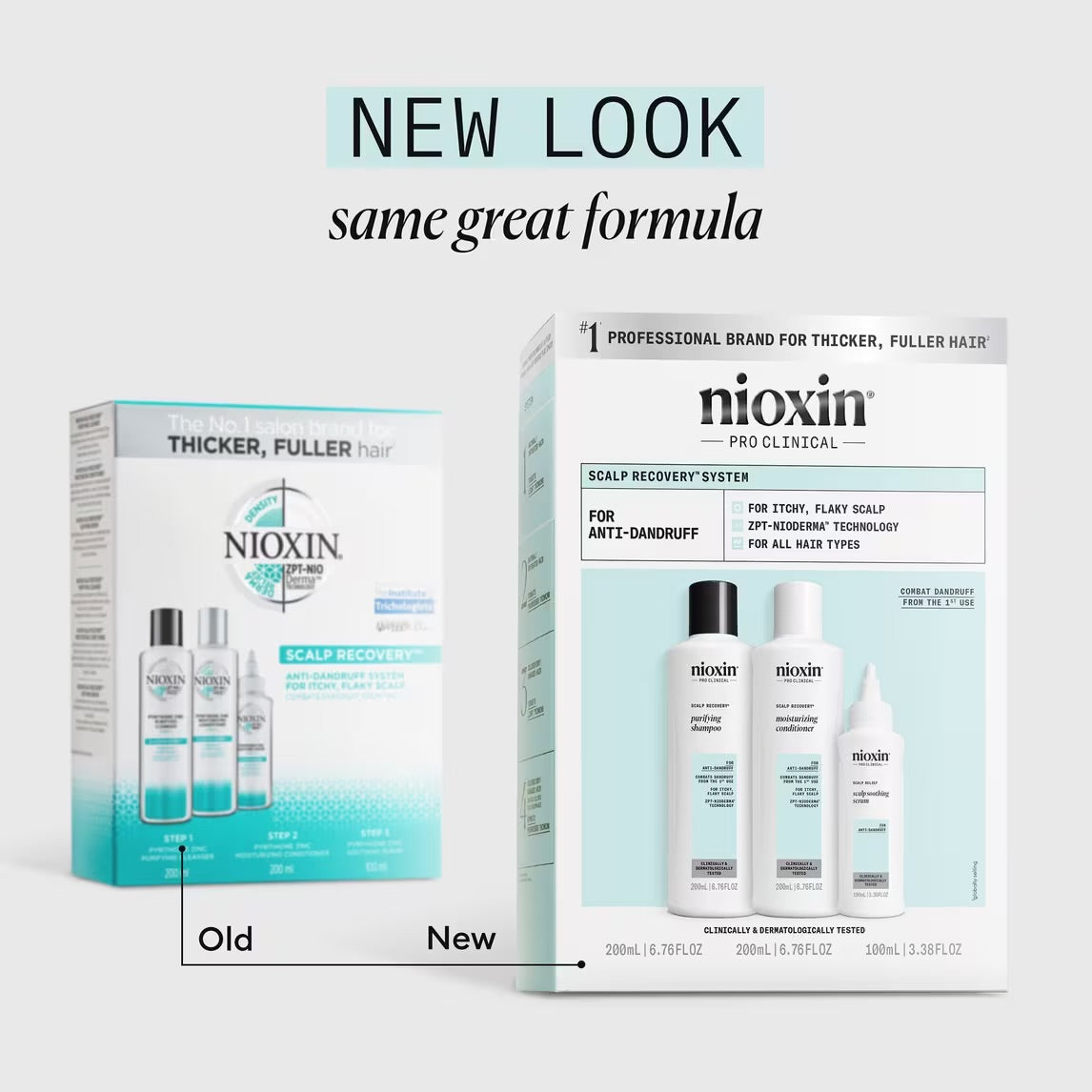 NIOXIN a kit with Pyrithione Zinc Anti-Dandruff Full size