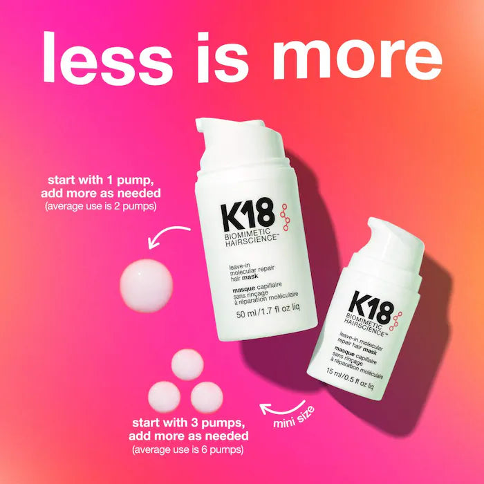 K18 Professional Molecular Repair Mask 15 ml/ .5 fl oz mini