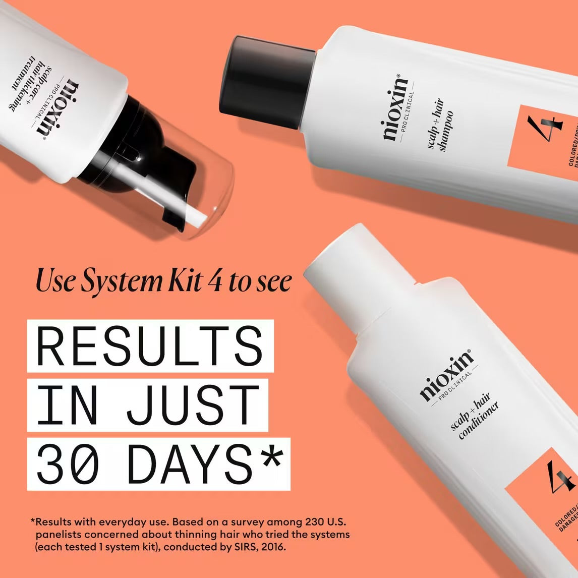 NIOXIN System 4 a Kit Scalp + Hair Thickening full size