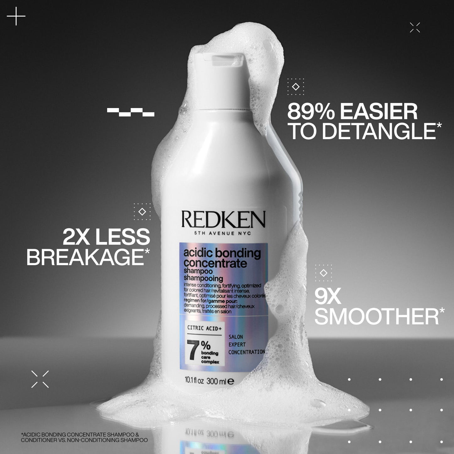 REDKEN ACIDIC BONDING CONCENTRATE SHAMPOO 16.9 oz