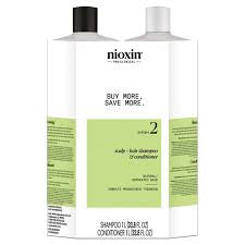 NIOXIN System 2 Shampoo and Conditioner Duo Scalp + Hair Thickening 33.8/ 1 L fl oz