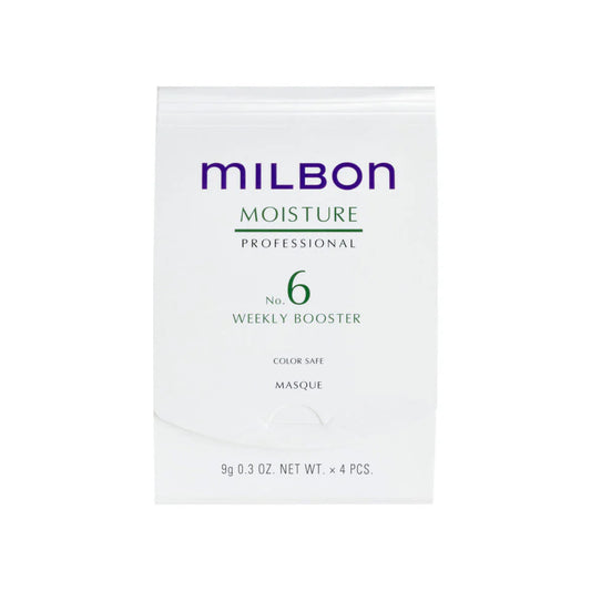 MILBON Signature Moisture NO.6 Weekly Booster - 4 count