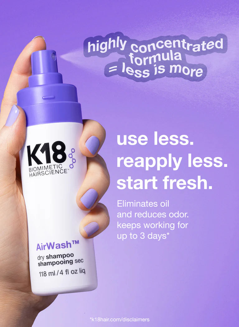 K18 Airwash dry shampoo 118 ml/ 4 fl oz