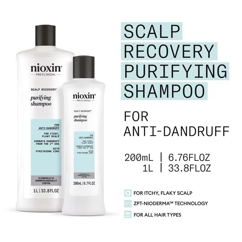 NIOXIN a Purifying Shampoo with Pyrithione Zinc 1% Anti-Dandruff 33 fl oz/ 1 L