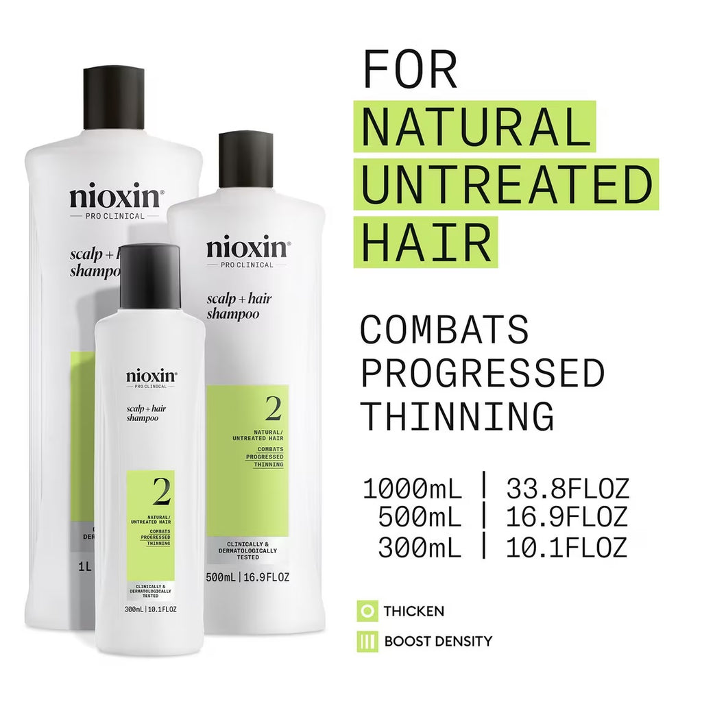NIOXIN System 2 a Kit Scalp + Hair Thickening trial size