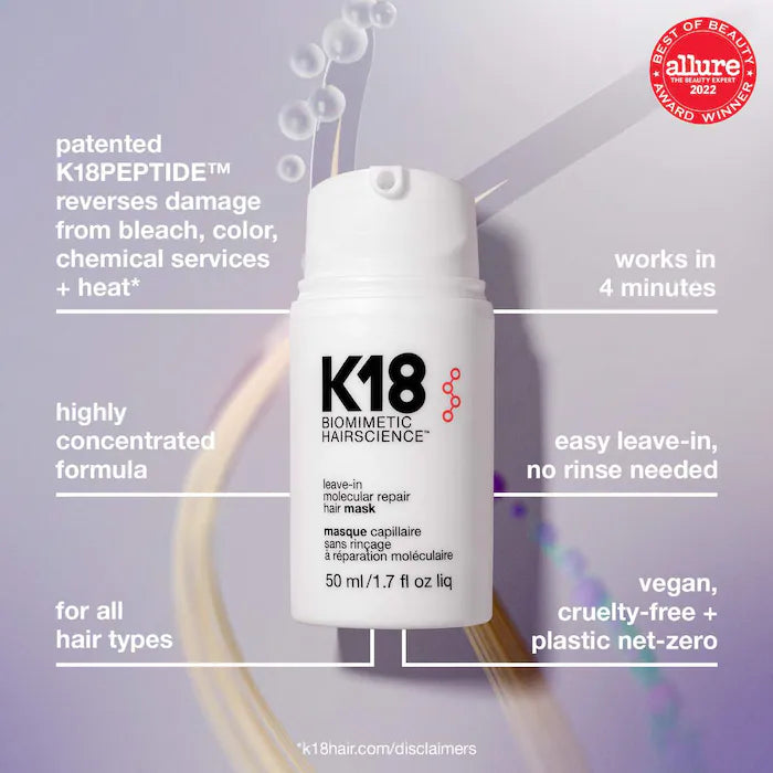 K18 Professional Molecular Repair Mask 15 ml/ .5 fl oz mini