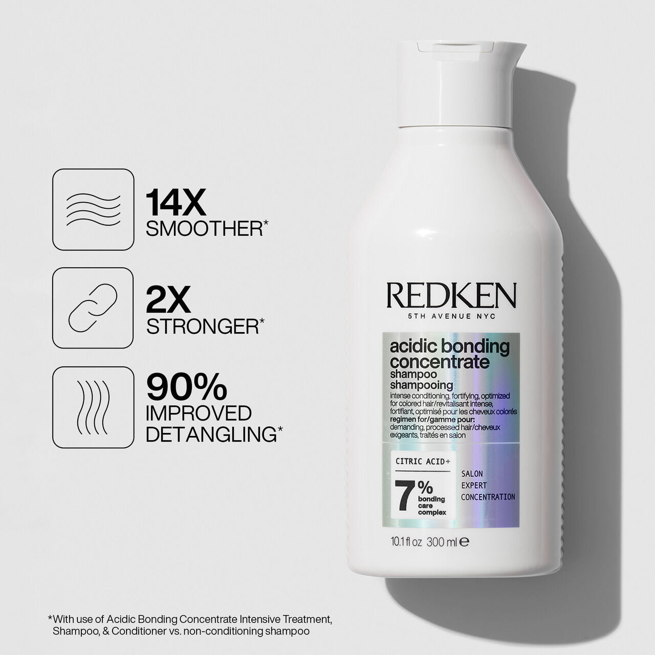 REDKEN ACIDIC BONDING CONCENTRATE SHAMPOO 16.9 oz