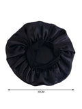 Satin Lined Sleep Cap Bonnet. Stays On All Night Wrap