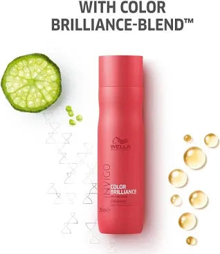 WELLA Invigo Brilliance Shampoo and Conditioner for Coarse Colored Hair Liter Duo