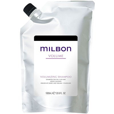 MILBON Signature Volume Shampoo 33.8 oz 1 Liter refill bag